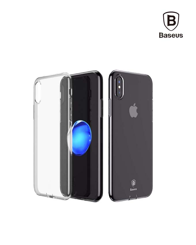 Baseus Simple Series Case with Pluggy - iPhone X - Transparent (ARAPIPHX-A02)